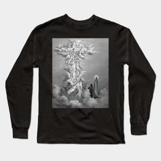 High Resolution Gustave Doré Paradiso Illustration The Celestial Cross Long Sleeve T-Shirt